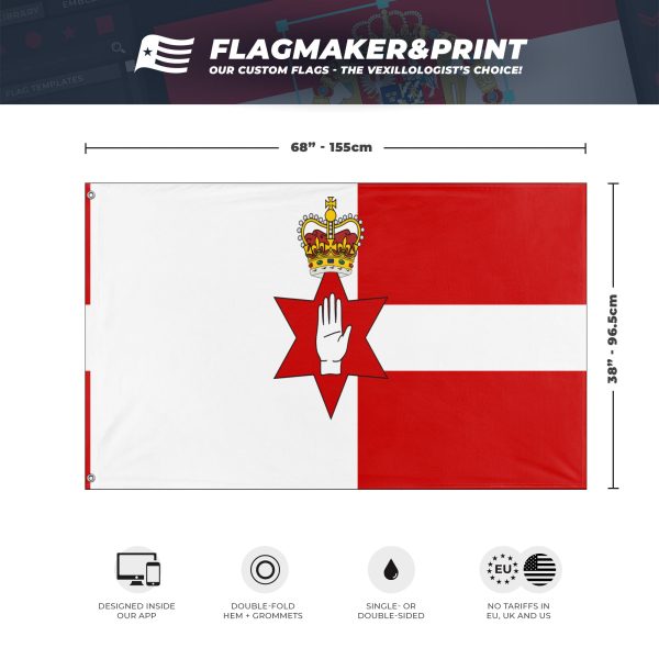 Northern Korea flag (Flag Mashup Bot) For Sale - Image 3