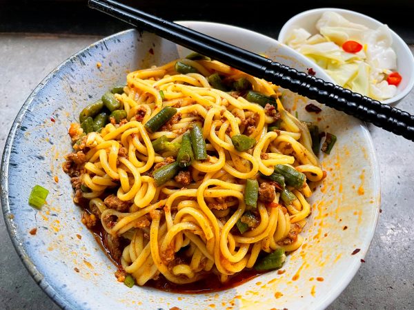 Alkaline Wheat Noodles (Jianshui Mian for Dan Dan Mian), Set of 2 For Sale - Image 4