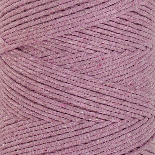 SOFT COTTON CORD ZERO WASTE 2 MM - 1 SINGLE STRAND - PRIMROSE COLOR Hot on Sale - Image 2