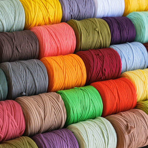 Recycled T-Shirt Fabric Yarn - Stone Gray Color Fashion - Image 4