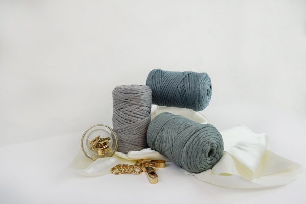 COTTON - VISCOSE ROLL 4 MM - CLODY BLUE COLOR | LIMITED EDITION Online Hot Sale - Image 3
