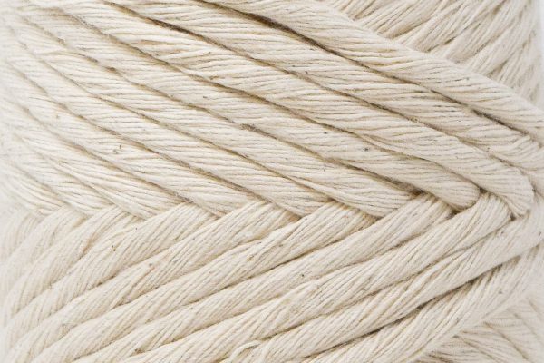 BASIC COTTON CORD ZERO WASTE 3 MM - 1 SINGLE STRAND - NATURAL COLOR Online Sale - Image 2