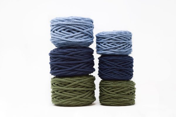 SMALL COTTON AIR 4 MM ZERO WASTE - NAVY COLOR Online now - Image 3