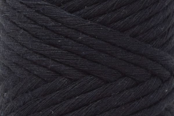 BASIC COTTON CORD ZERO WASTE 3 MM - 1 SINGLE STRAND -  BLACK COLOR Cheap - Image 2