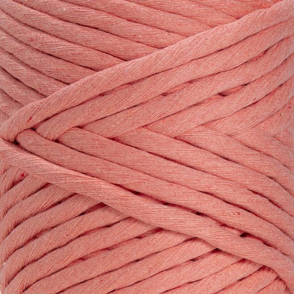 JUMBO SOFT COTTON CORD ZERO WASTE 8 MM - 1 SINGLE STRAND - FRUIT PUNCH COLOR Sale - Image 2