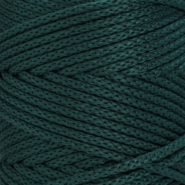 OUTDOOR RECYCLED BRAIDED CORD 6 MM -  FOREST GREEN COLOR Online Hot Sale - Image 2