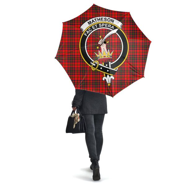 Matheson Modern Tartan Crest Umbrella For Sale