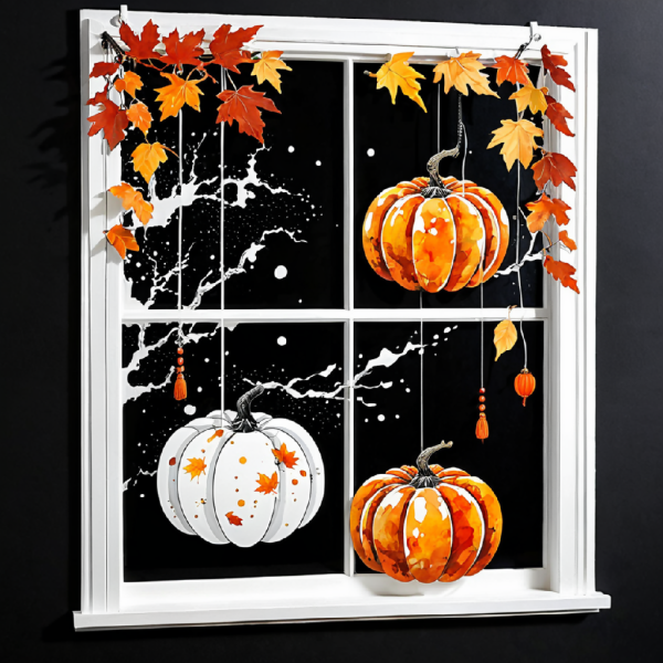 Pumpkins and Autumn Leaves #1 Supply - Image 3