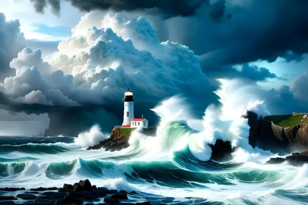 Storm-Bound Lighthouse: A Symbol of Strength Cheap