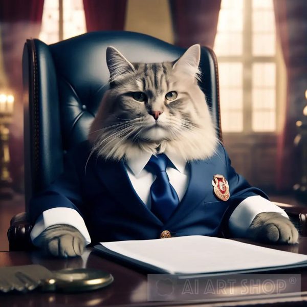 Cat as a president of Slovakia. Supply